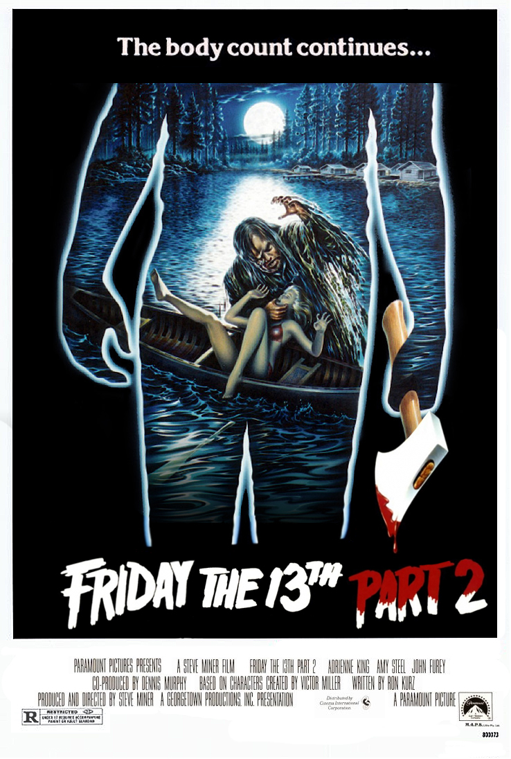Friday 13th part 2 poster original artwork 